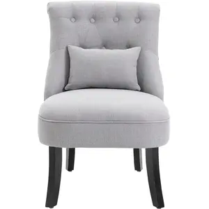 HOMCOM Fauteuil Relax, Fauteuil avec Coussin Lombaire, Fauteuil de Sal... pas cher