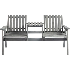 Outsunny Banc de jardin avec table, ensemble de sièges, meubles de jar... pas cher
