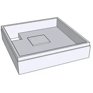 Schröder Support de receveur de douche pour le modèle Tia E, SD 94096, pas cher