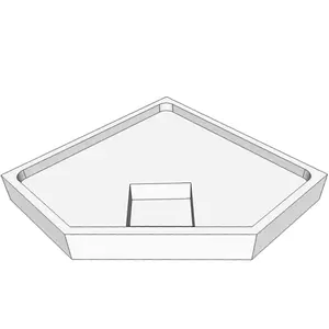 Schröder Support de receveur de douche pour le modèle Adria F, SD 9308...