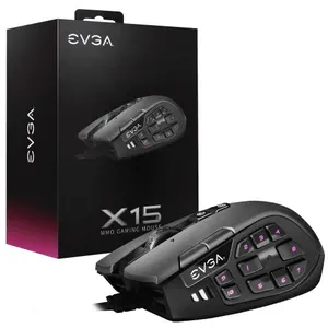 Comparateur de prix : Souris EVGA X15 MMO 904-W1-15BK-K3 Avec Fil 16000DPI 20 Boutons Noir