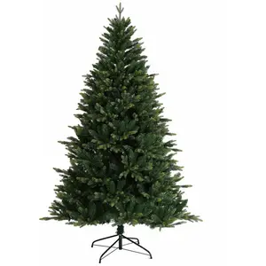 Svita - Arbre de Noël artificiel Aiguilles moulées par injection Nature 210cm pas cher