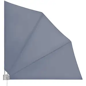 Comparateur de prix : Deuba Brise Vue Rabattable - Eventail de Balcon Pliable Paravent B...