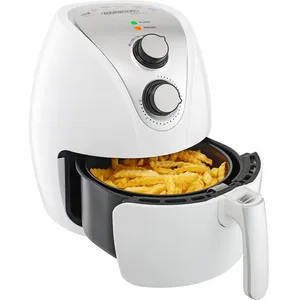 Comparateur de prix : Monzana Friteuse sans huile 9en1 Friteuse électrique 3,6L 1500W blanc Avec température réglable Livre de recettes