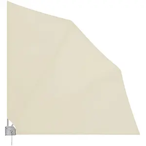 Deuba Brise vue rabattable - Eventail de balcon pliable Paravent B...