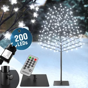 Comparateur de prix : MONZANA® Arbre lumineux LED 180 cm Décoration lumineuse de Noël 200 LE...