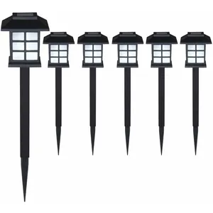 Comparateur de prix : monzana Set de 6x lampes solaires LED Lumière pour jardin balon terrasse