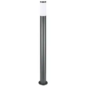 Comparateur de prix : monzana Lampadaire extérieur en acier inoxydable 100 cm - Anthracite