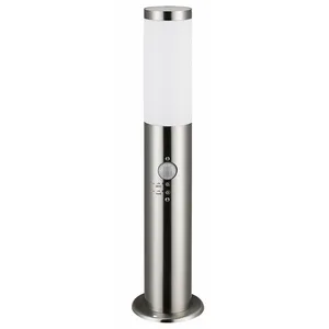 Comparateur de prix : Lampadaire extérieur Dahlia 48 cm avec détecteur de mouvement - Argent...