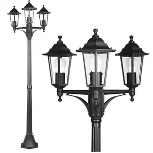 Comparateur de prix : Lampadaire extérieur - MONZANA - Willow - 6 surfaces vitrées - IP44 - ...
