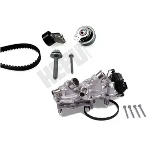 Pompe À Eau + Kit De Courroie De Distribution Pk55010 Hepu Audi; Seat;... pas cher