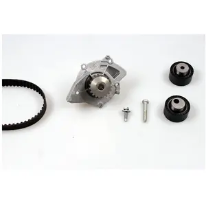 Hepu Pompe à eau + kit de courroie de distribution PK08014 pas cher