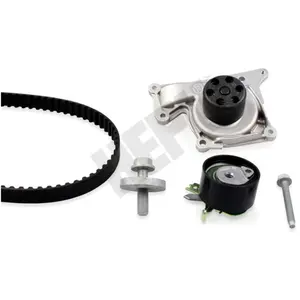 Hepu Pompe à eau + kit de courroie de distribution PK09651 pas cher