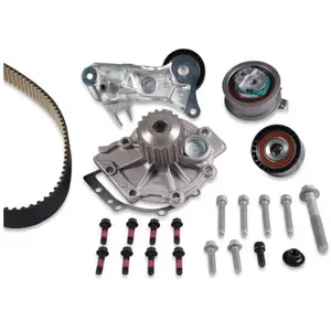 Hepu Pompe à eau + kit de courroie de distribution PK09870 pas cher