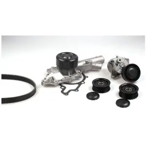 Pompe À Eau+Jeu De Courroie Trapézoïdale À Nervures Hepu Pk15310 pas cher