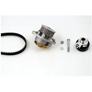 Hepu Pompe à eau + kit de courroie de distribution PK05411 pas cher