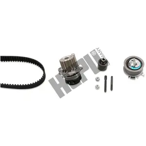 Hepu Pompe à eau + kit de courroie de distribution PK05510 pas cher