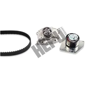 Hepu Pompe à eau + kit de courroie de distribution PK09660 pas cher