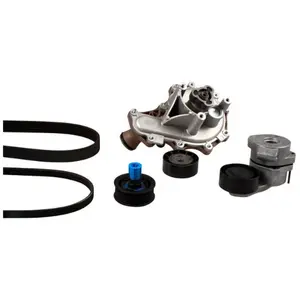 Comparateur de prix : HEPU PK08080 Pompe à eau+Jeu de courroie trapézoïdale à nervures