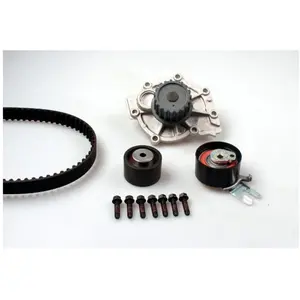 Hepu Pompe à eau + kit de courroie de distribution PK09802 pas cher