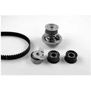 Hepu Pompe à eau + kit de courroie de distribution PK03163 pas cher