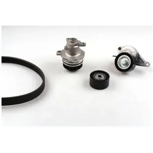 Pompe à eau + jeu de courroie trapézoïdale à nervures HEPU PK09640 pas cher