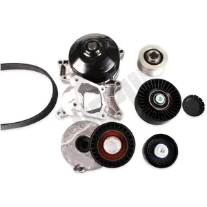 Pompe À Eau+Jeu De Courroie Trapézoïdale À Nervures Bmw Hepu Pk04212 pas cher