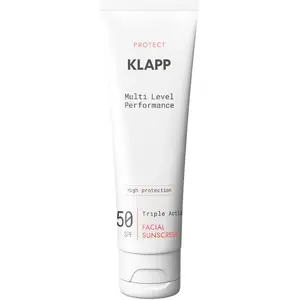 Comparateur de prix : Klapp - Multi Level Performance Sun Protection Triple Action Facial Sunscreen 50 Spf Protection solaire 50 ml unisex