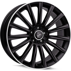 Keskin KT18 8JX18 5/112 ET45 72.6 Jante en aluminium poli noir mat
