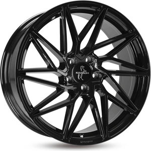 Keskin KT20 Future black painted 8x18 ET30 - LK5/100 ML57.1 Jante alu