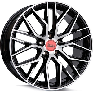 19 pouces MAM RS4 5x112 ET45 Jantes aluminium BLACK FRONT POLISH pas cher