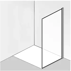 HSK K2P Paroi latérale, pour porte pivotante avec élément fixe, 219007...Vendu parreuter