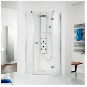 HSK Premium Softcube Porte pivotante, avec élément fixe, 6860100-41-50...