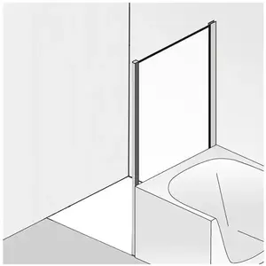 HSK Premium Classic Paroi latérale, pour porte pivotante, 631090-41-50...