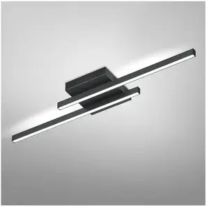 Knapstein Plafonnier LED Nuri up/down, à 2 lampe, noirVendu parluminaire