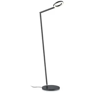 Knapstein Lampe sur pied LED Tessa-S, noir, CCT, commande gestuelleVendu parluminaire
