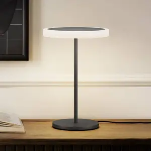 Knapstein Lampe de table LED Tilda, noir métallisé, commande gestuelle pas cher