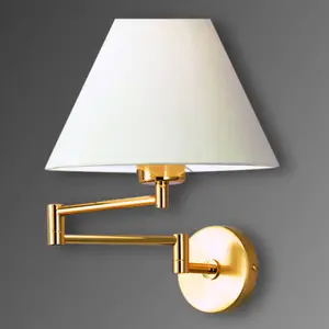 Knapstein Applique Livas pivotante, laiton poliVendu parluminaire