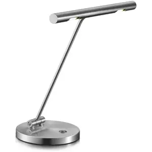 Knapstein Lampe à poser LED Glimmer à l'aspect nickelé pas cher