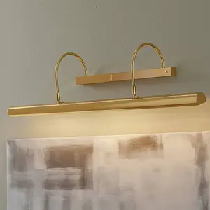 Knapstein Longue applique pour tableau PICTURE laiton poliVendu parluminaire