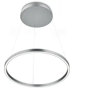 Knapstein Suspension LED Lisa-60, CCT, dimmable, nickel mat