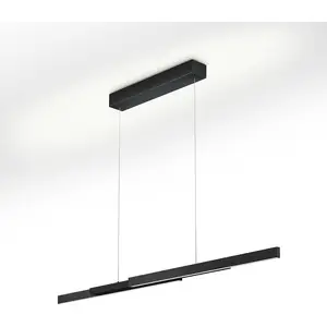 Knapstein Suspension LED Lara-L205 noire commande par gestesVendu parluminaire