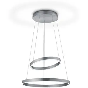 Knapstein Suspension LED Lora-P nickel mat commande gestes