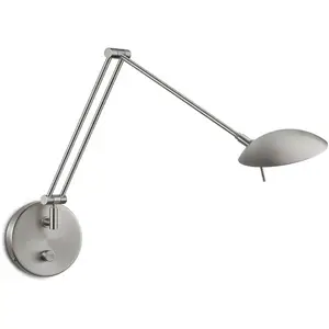 Comparateur de prix : Knapstein Applique LED Ninja, nickel mat, variateur rotatif