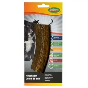 Comparateur de prix : Bubimex Morceau Bois de Cerf à Mâcher pour Chien 120 g