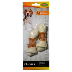 BUBIMEX Chickies, os noué blanc au poulet, friandise pour chien pas cher