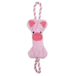 BUBIMEX Peluche avec corde, un jouet deux en un pour chien pas cher