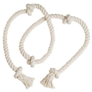 BUBIMEX Corde en coton recyclé naturel 1,70 m pas cher