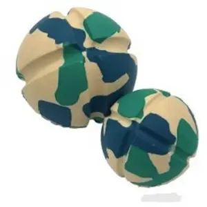 Balle bleue Ballee en caoutchouc naturel - Bubimex pas cher