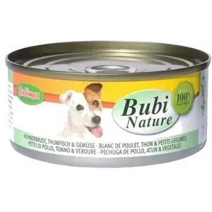 BUBIMEX Bubi Nature chien, blanc de poulet, thon et petits légumes pas cher